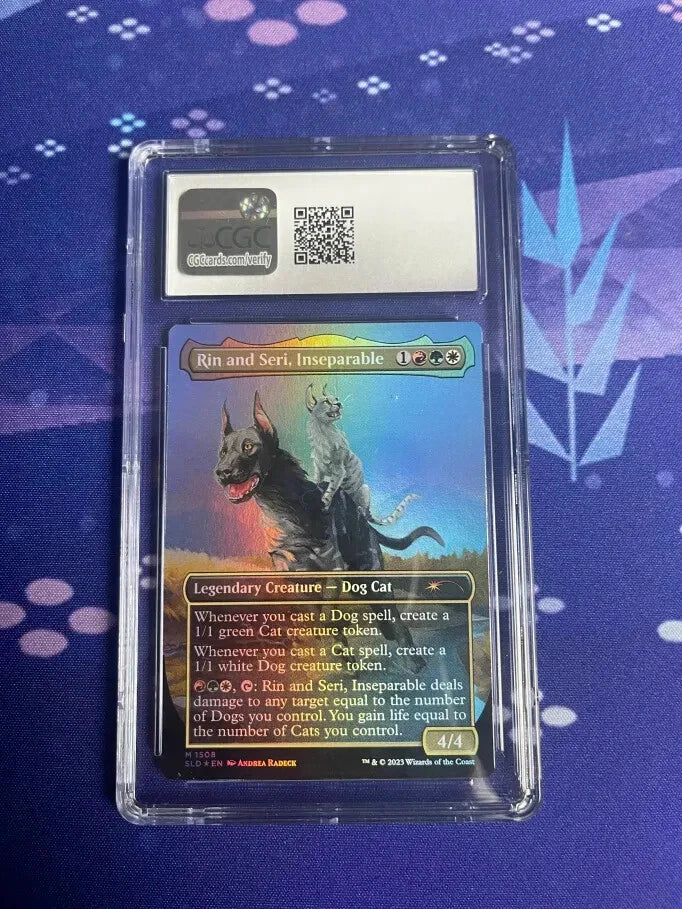 Rin and Seri, Inseperable FOIL MTG| SLD Cats & Dogs | CGC | Mint+ 9.5 | POP 1!