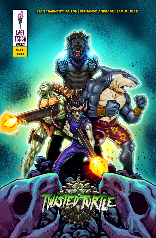 Twisted Turtle #1 Cover E - by Brent Peeples and Neil Cervantes