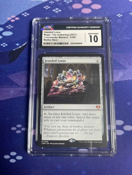 Jeweled Lotus MTG | Commander Masters | CGC | GEM MINT 10 | POP 9!