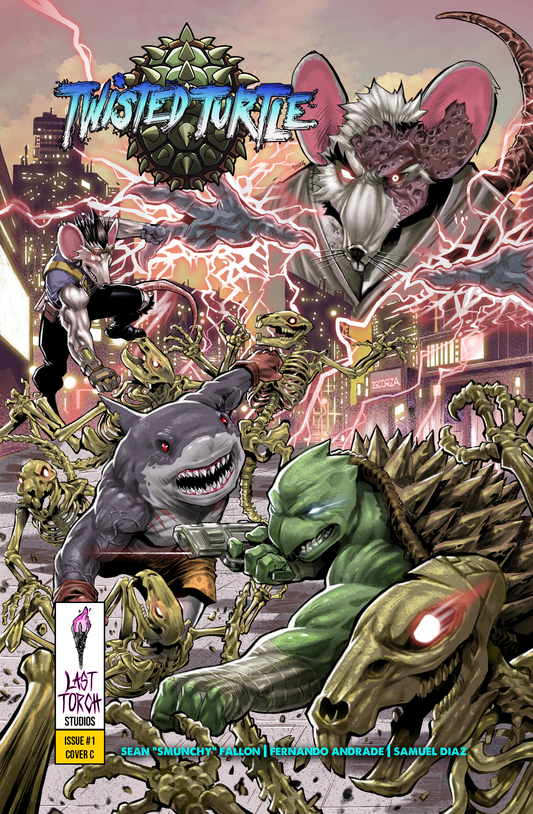 Twisted Turtle #1 Cover C  - by Isaac Escorza, Esau Escorza, and Smunchy